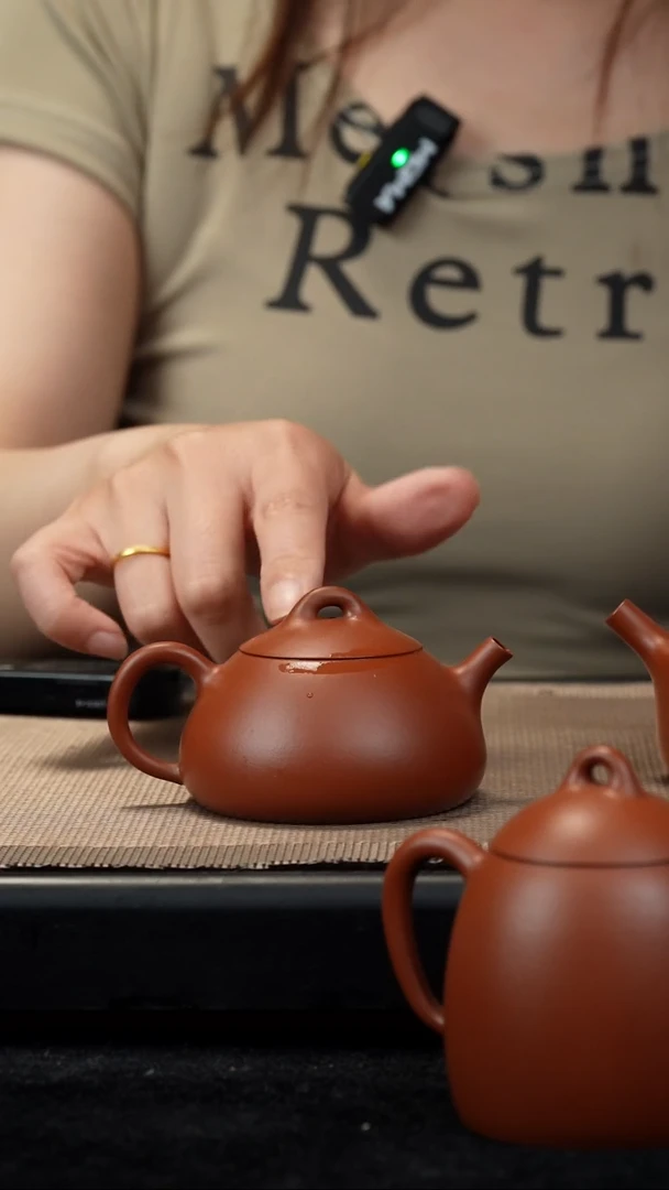 茶壶紫砂朱泥东星权130cc