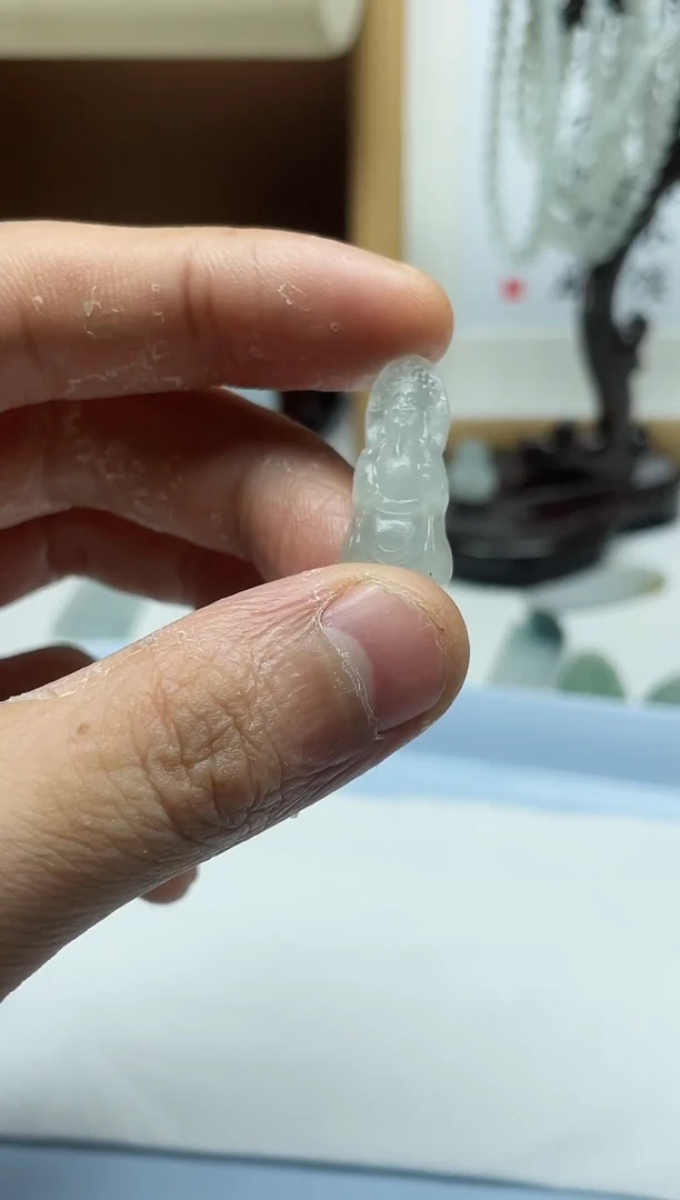 未镶嵌定制翡翠袁***霸天然缅甸a货翡翠 财神