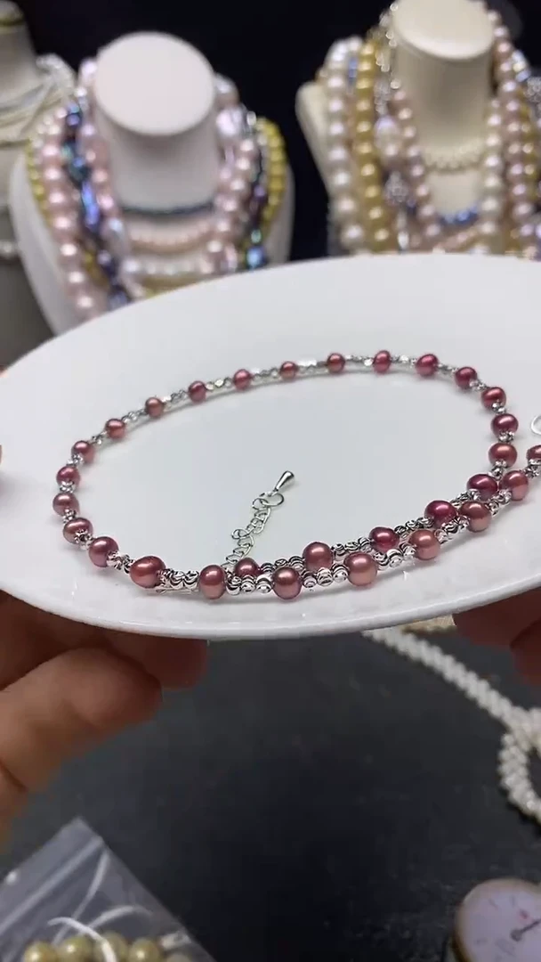 颈饰未镶嵌淡水珍珠多人