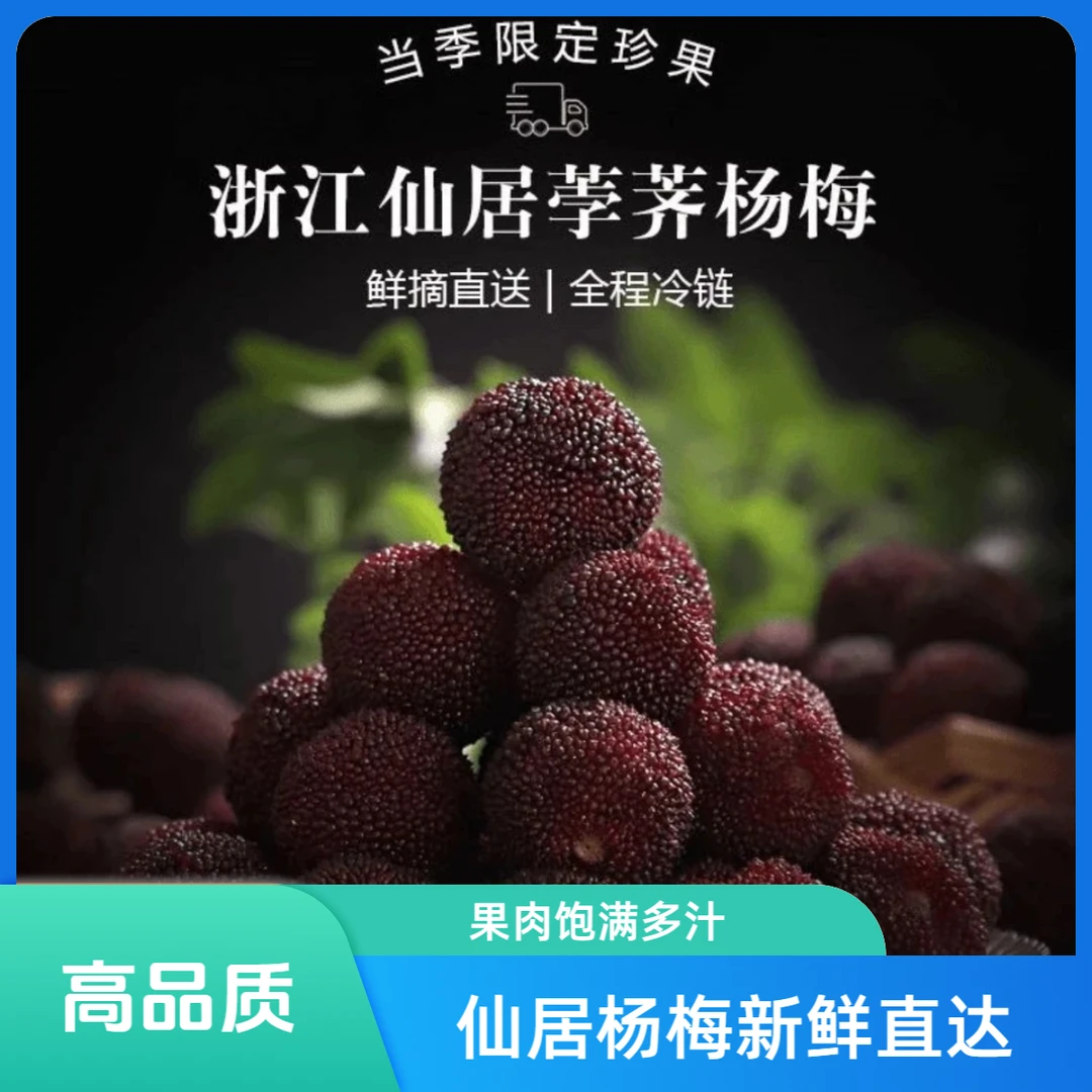 【顺丰冷链】正宗浙江仙居杨梅荸荠杨梅高品质大果新鲜杨梅凌晨现摘浙江省
