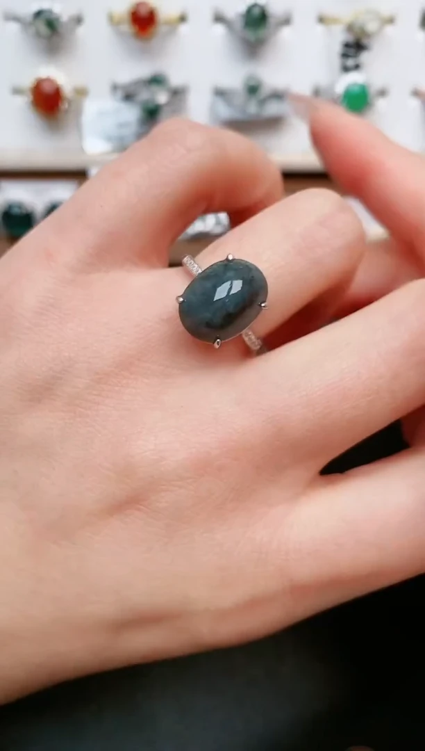 【闪购商品】翡翠戒指银S925镶嵌.....