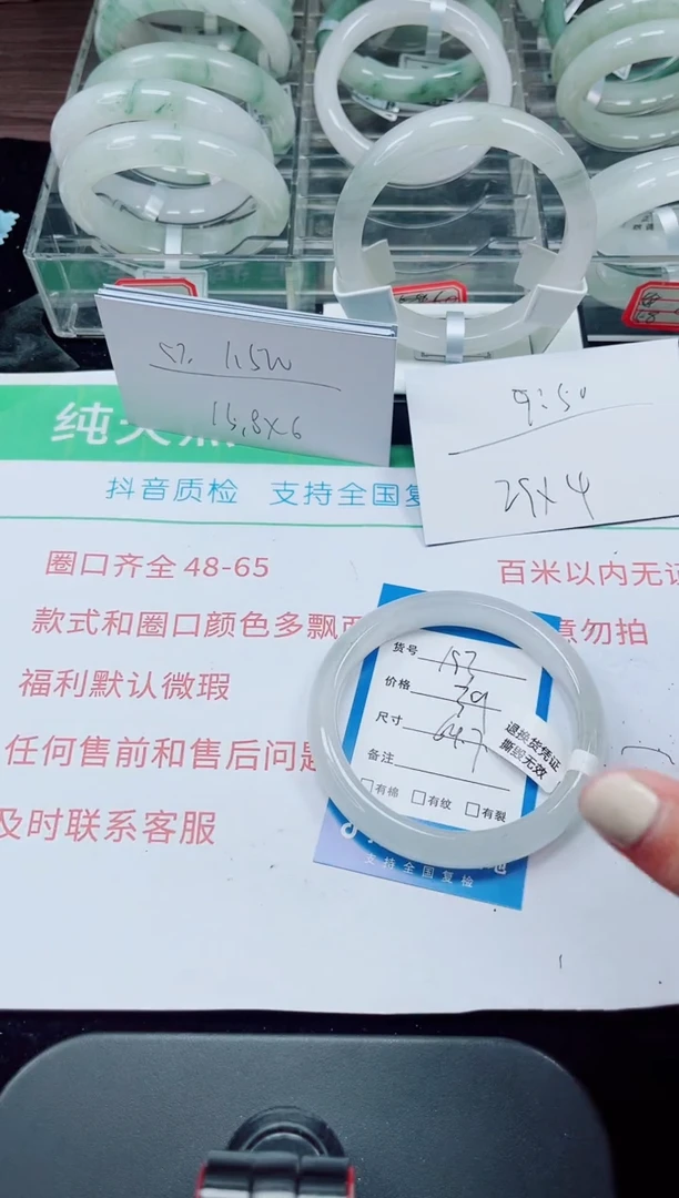 未镶嵌手镯石英质玉193-64/65