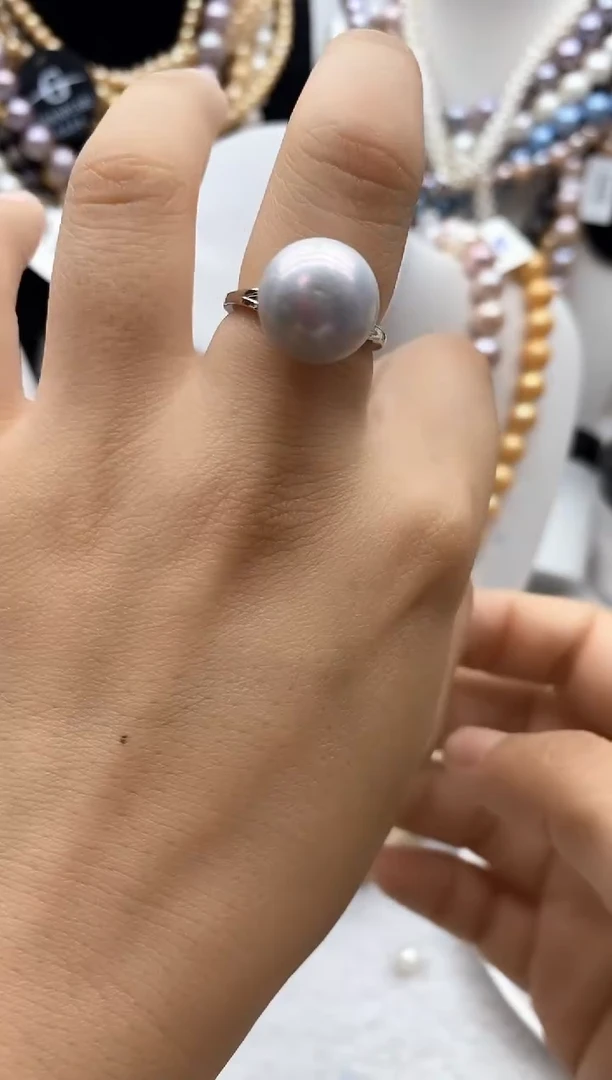 淡水珍珠钛钢颈饰1