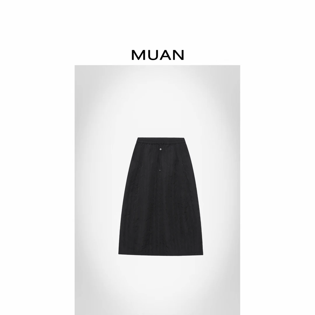 木小妹MUAN：《不羁半裙》极简宽松百搭高级简约半身裙D-DG3-6831