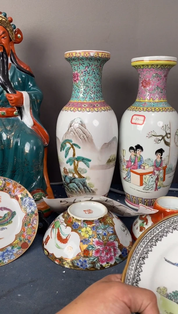 摆件陶567老厂瓷微瑕慎拍