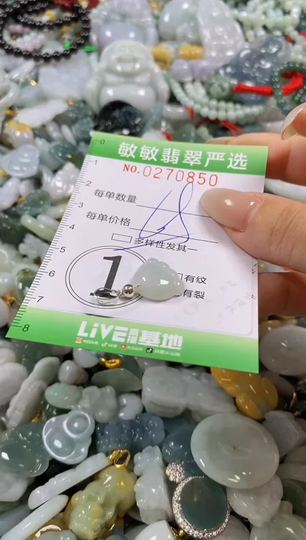 翡翠未镶嵌颈饰闪购0270850多样性发其一