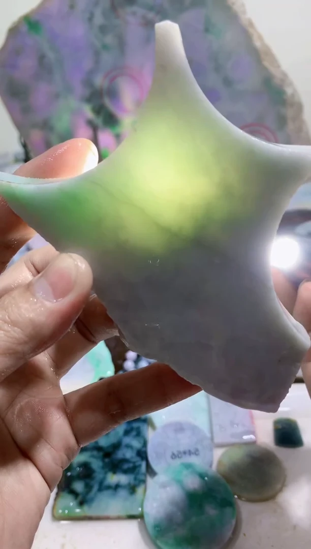 裸石翡翠0蒙0翡翠珠宝258
