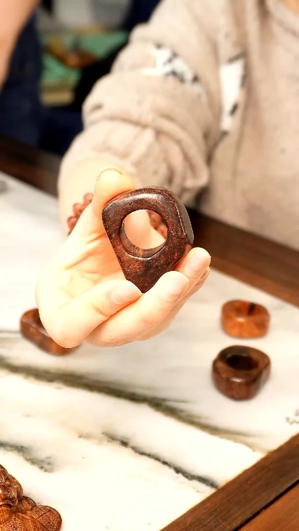 【闪购商品】黄花梨/降香黄檀海黄随行扳指