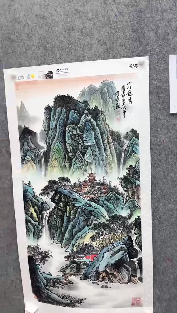 国画张传亭老师的作品3