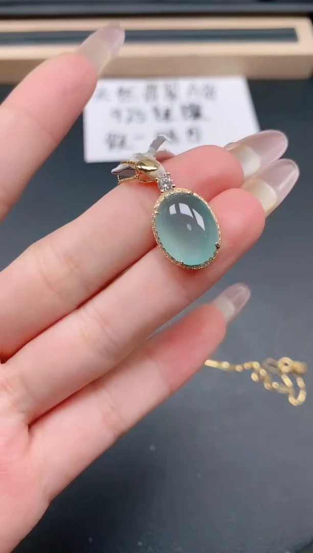 银S925镶嵌戒指翡翠111111