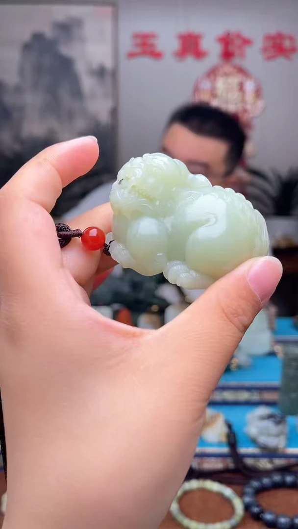 和田玉未镶嵌挂件1