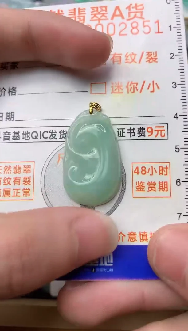 【闪购商品】翡翠颈饰18K金镶嵌3............