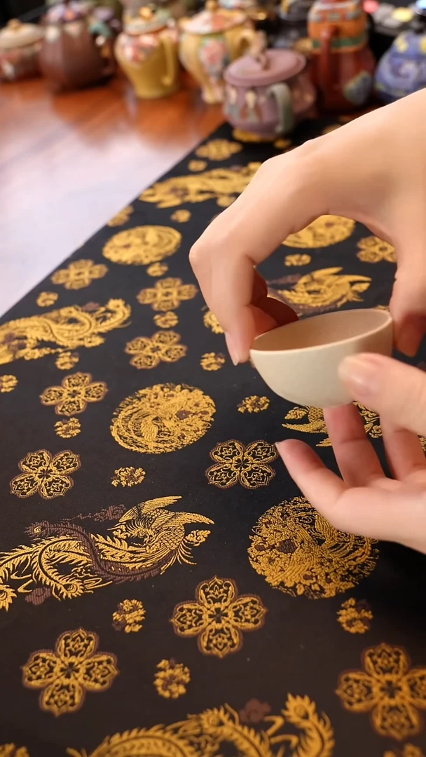 茶壶紫砂白玉段包子杯