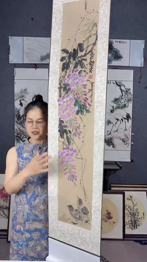 国画175*32吴铁成作品