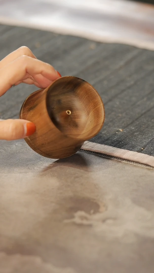 【闪购商品】金丝楠木雕661竹节香插