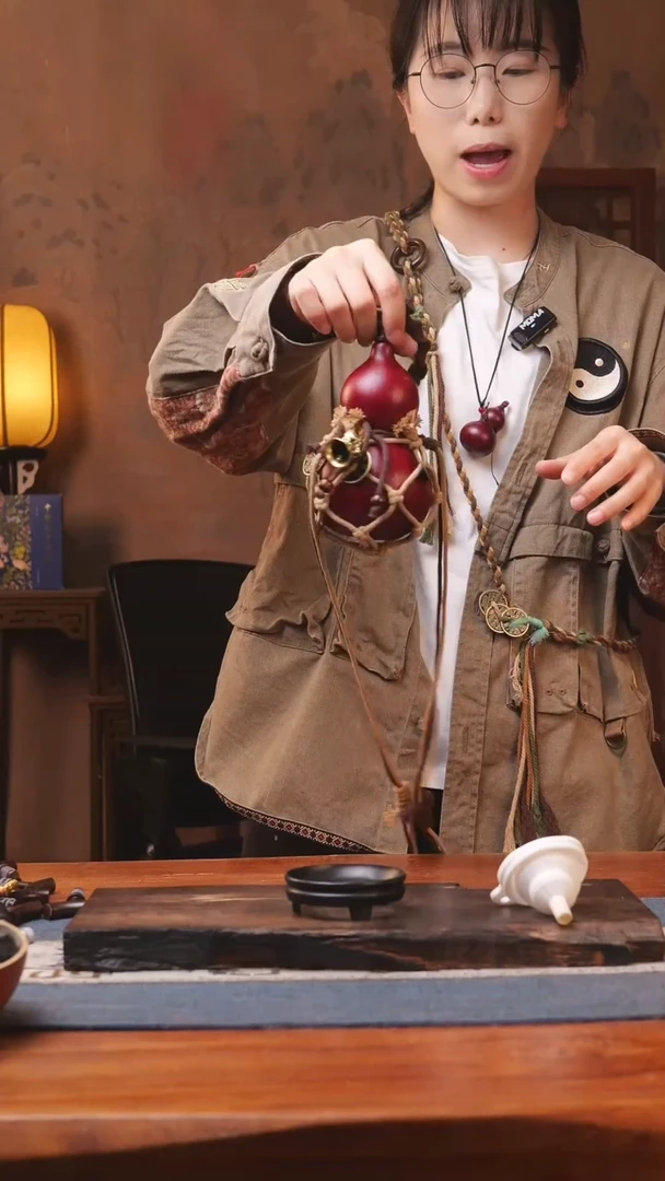 1742号精品大漆葫芦防腐防渗装水茶酒