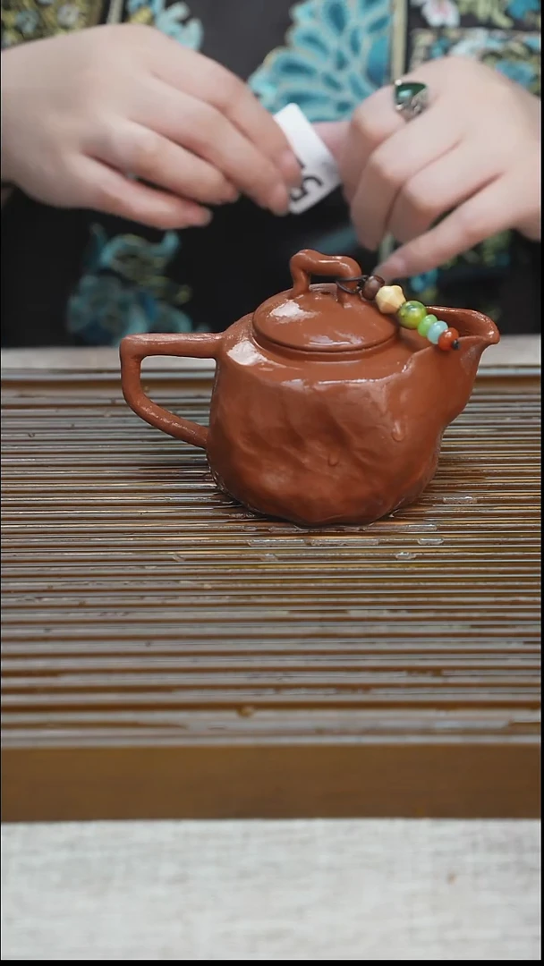 纯手工粗陶茶具每一只不一样