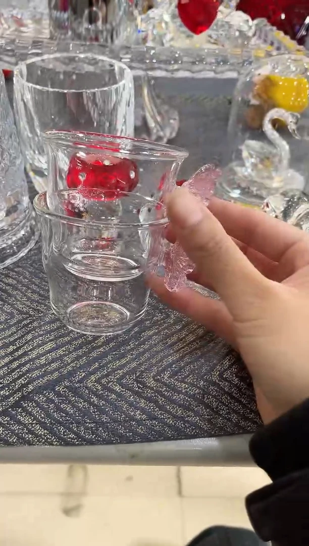 有机玻璃2个茶杯