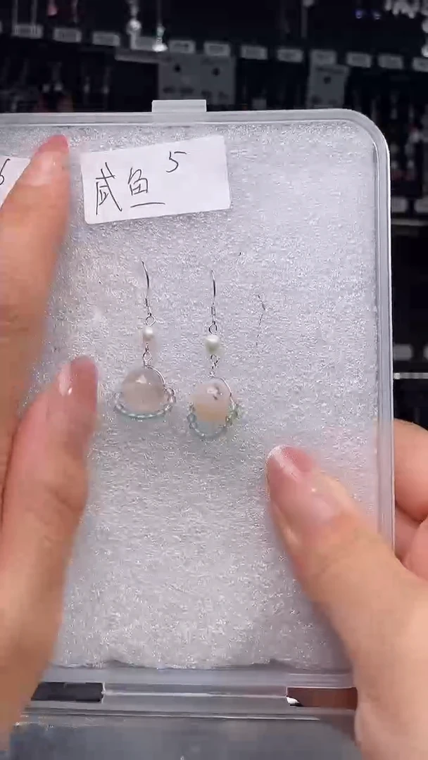 紫晶耳饰银S925镶嵌种****宝 种花家的咸鱼宝宝
