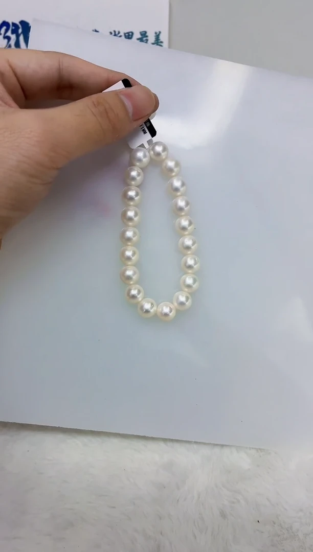未镶嵌DA淡水珍珠淡水曼塔珍珠手链10-11 y410