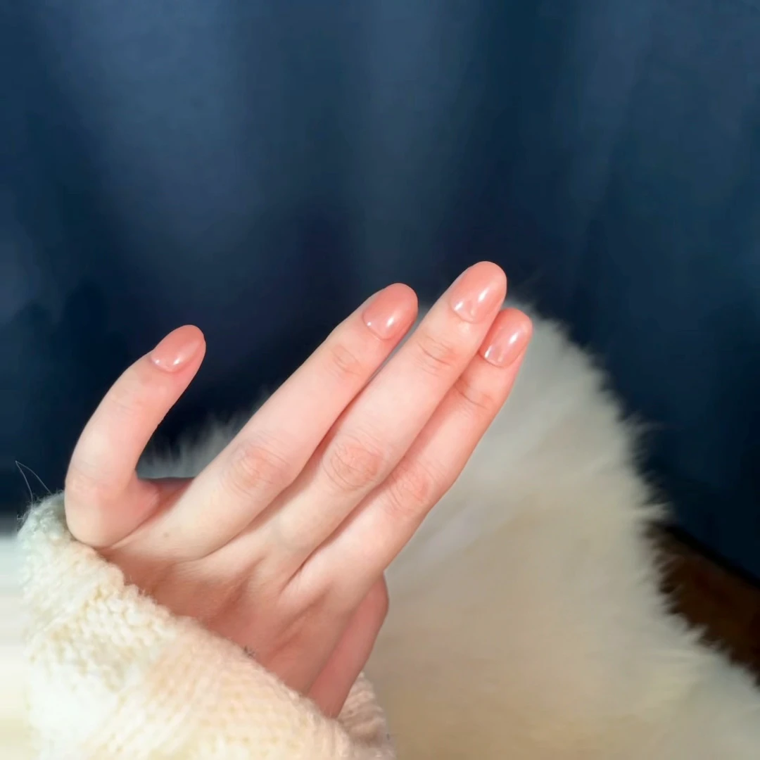 逆转嬛嬛甘露寺 包邮 纯色嬛嬛甘露寺美甲 显白短款极光穿戴甲