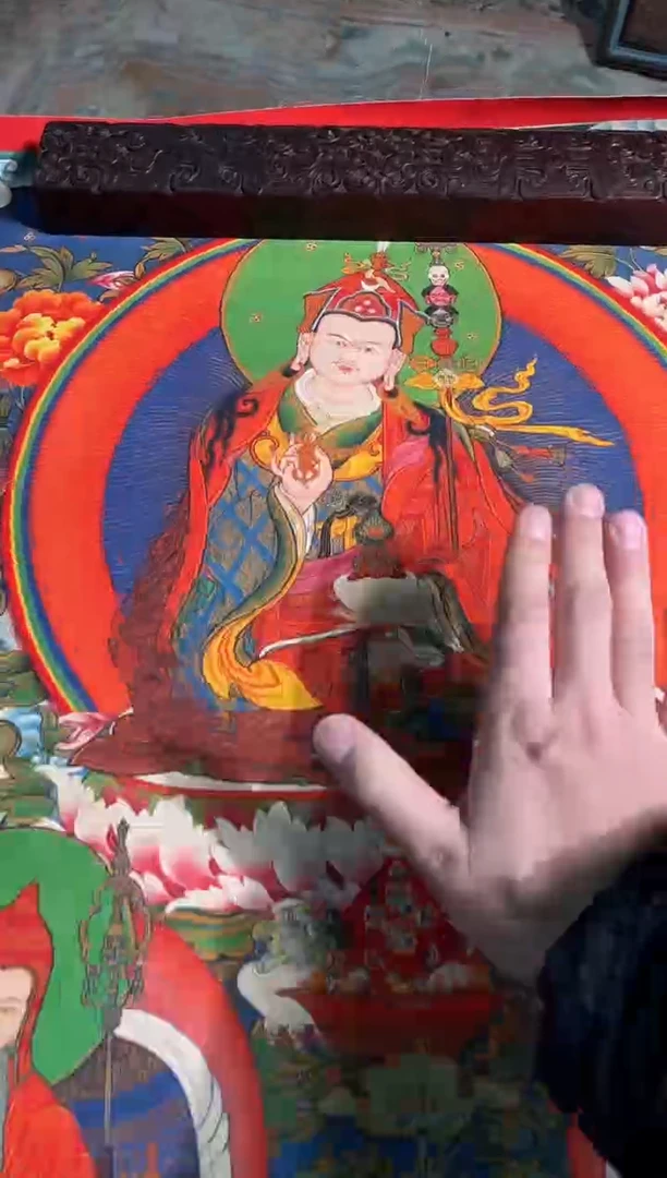 卷轴画曦曦的唐卡tk160