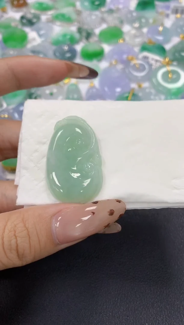 颈饰未镶嵌翡翠a货假一赔三支持复检百元上9元证书费自理