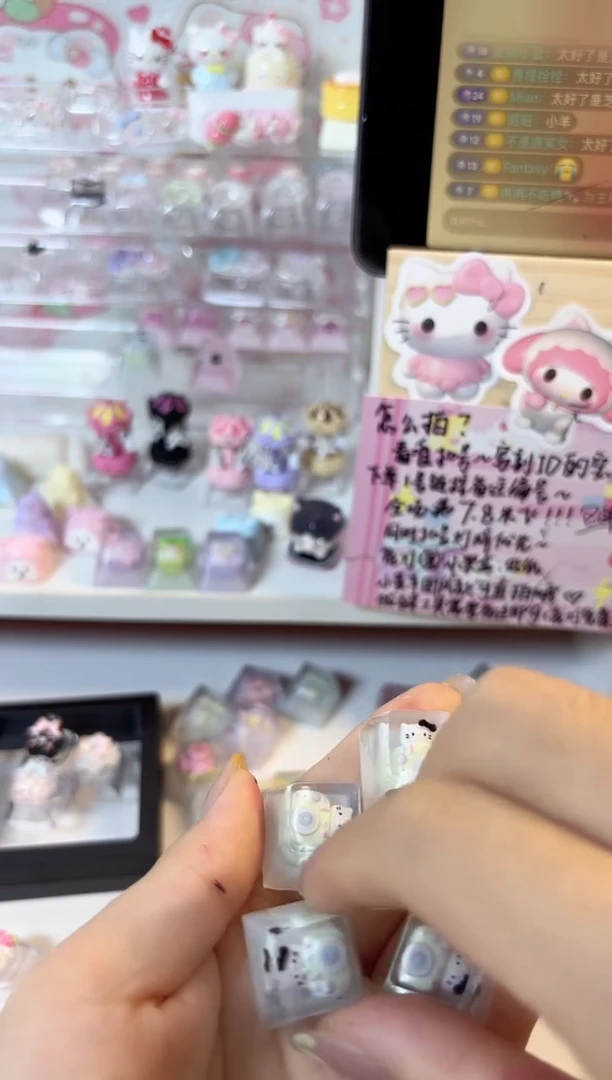 绿色KT照相机滴胶键帽