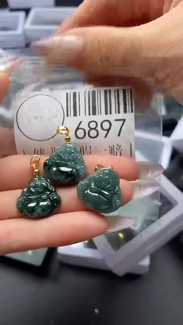 吊坠(不含链)未镶嵌翡翠6897