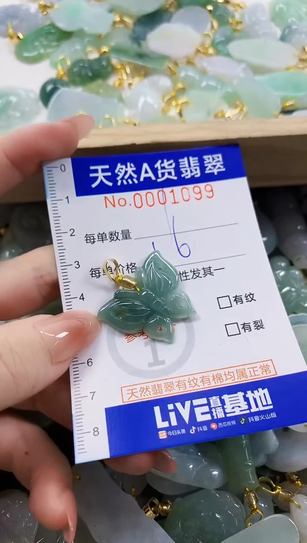 颈饰未镶嵌翡翠天然A货翡翠