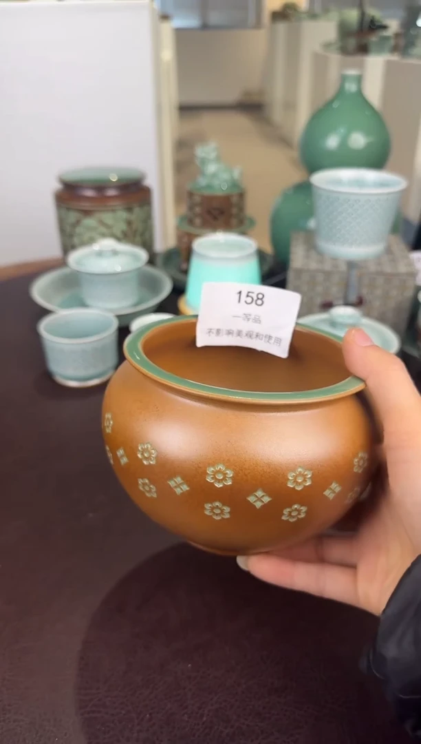 青瓷手工茶器包邮不带礼盒