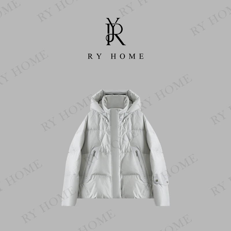 【容雨RYHOME】横航线仿三醋酸羽绒服244YF1303