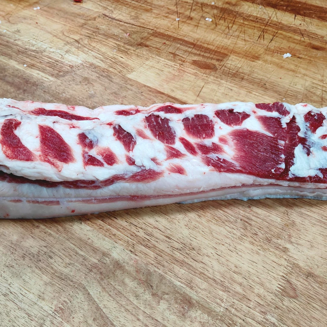 （顺丰冷链）贵州黑香猪  肥五花  5.8斤