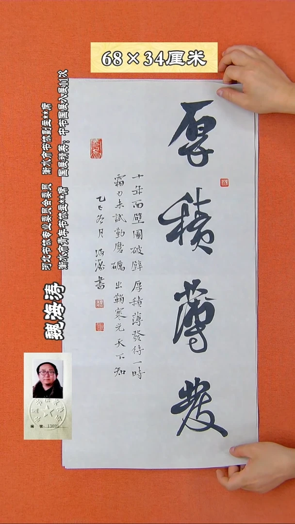 书法87R魏海涛书法作品