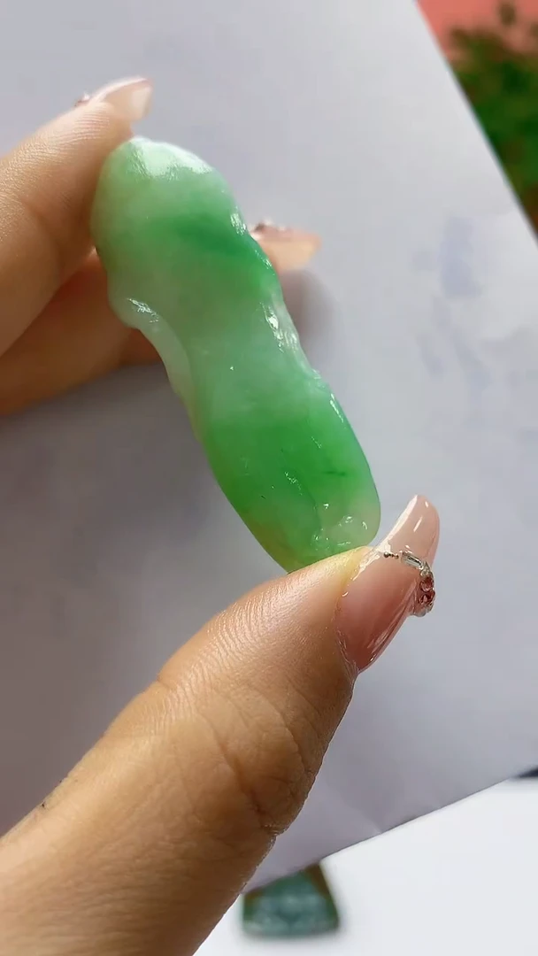 未镶嵌定制翡翠4688ty-毛货挂件57