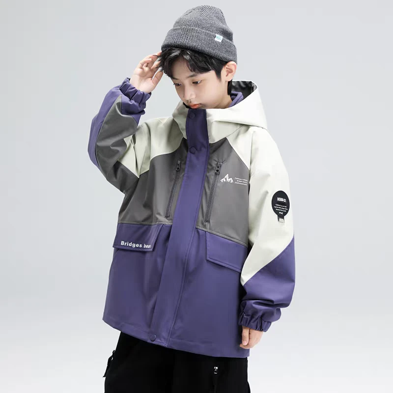 儿童童装秋装外套春秋儿童2025新款帅气洋气中大童男孩风衣长袖潮