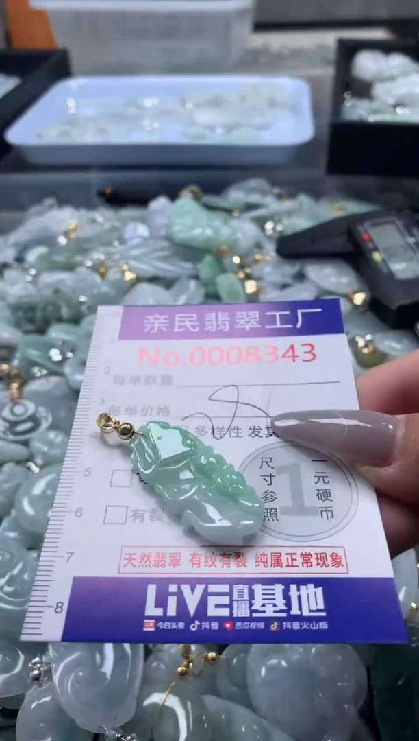 颈饰未镶嵌翡翠8343