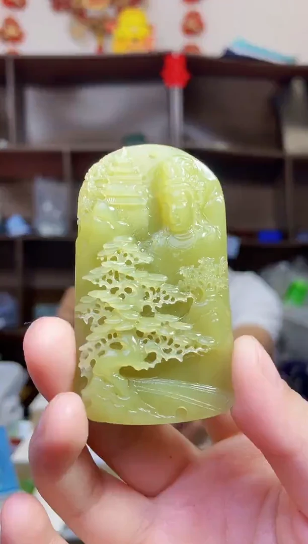 和田玉未镶嵌颈饰1