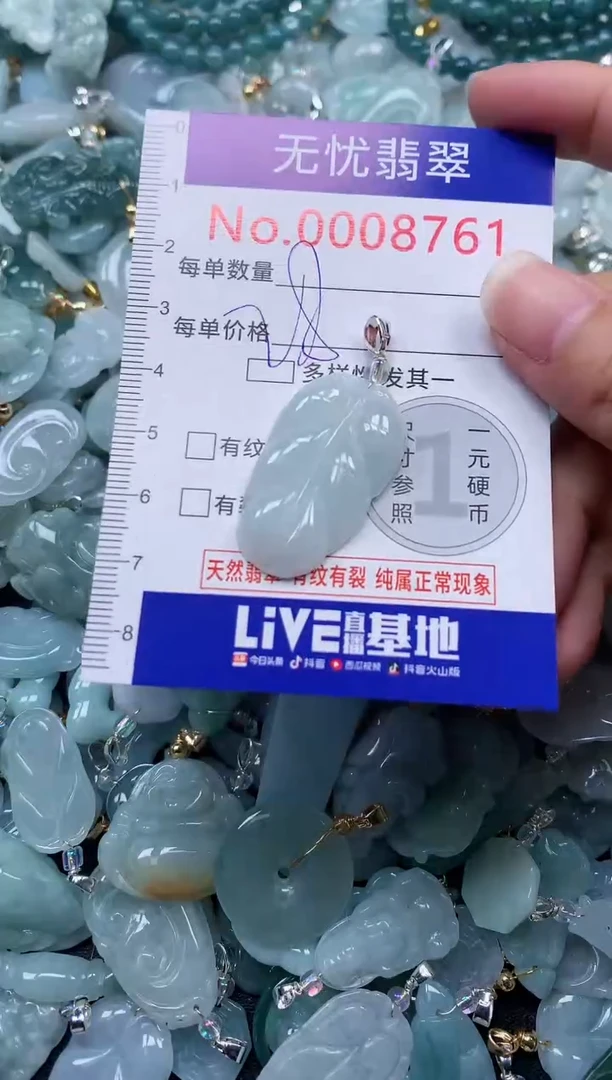颈饰未镶嵌翡翠8761
