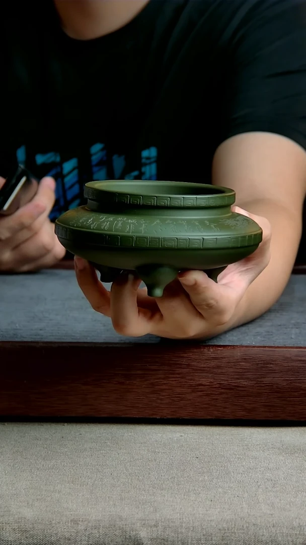 紫砂花盆8*5内径紫砂花盆