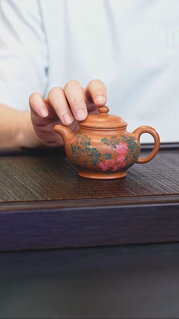 茶壶紫砂宜兴紫砂壶CXT35