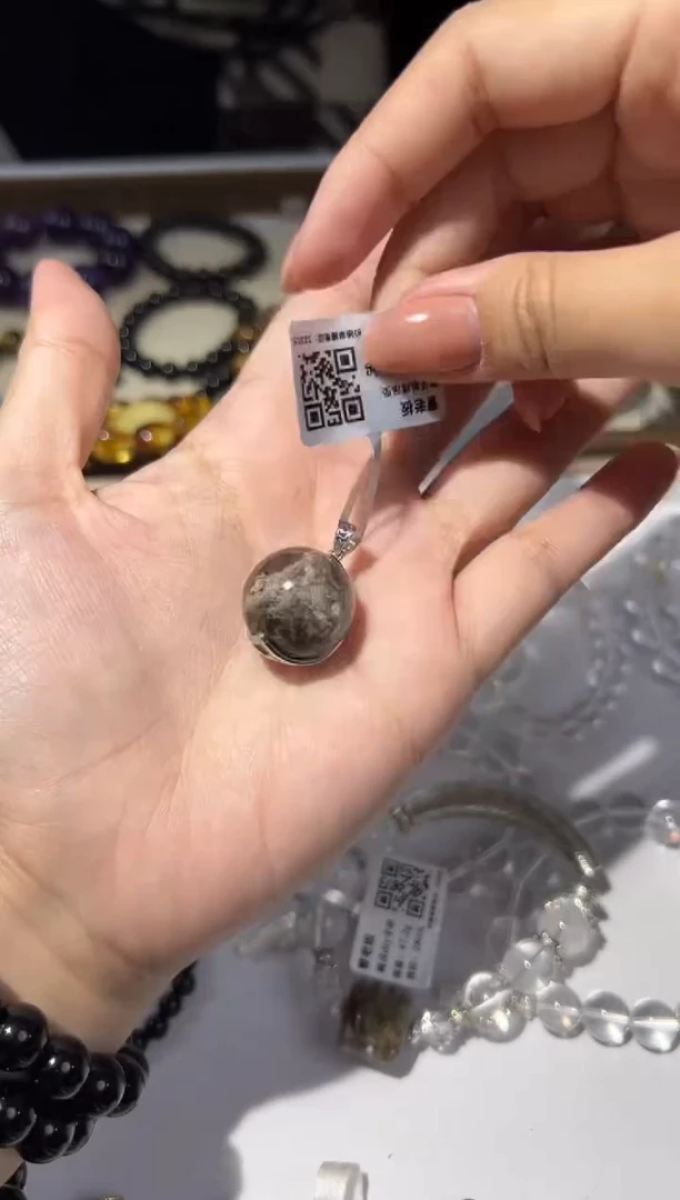 【闪购商品】水晶吊坠(不含链)未镶嵌绿幽灵吊坠