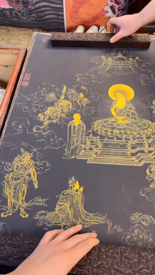 卷轴画大朱画院老六专属AA67