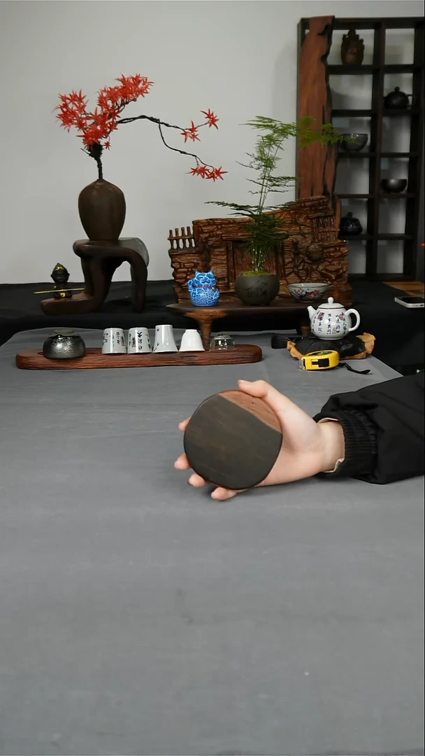 大叶紫檀随形杯垫