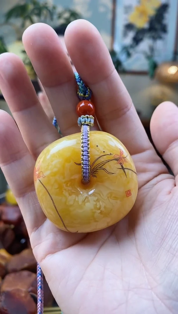 【闪购商品】琥珀颈饰未镶嵌吊坠