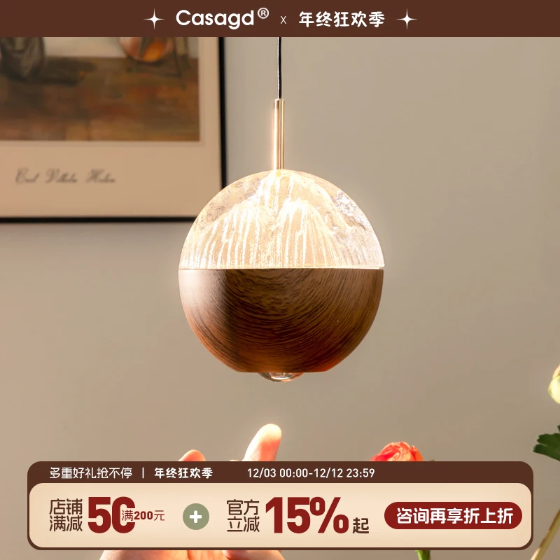 中古升降床头小吊灯主卧室轻奢智能触摸感应伸缩餐厅吊线吊灯卧室