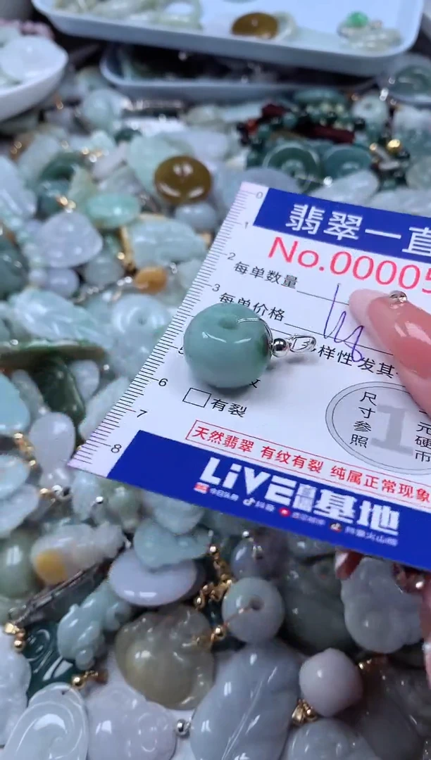 翡翠未镶嵌吊坠(不含链)583