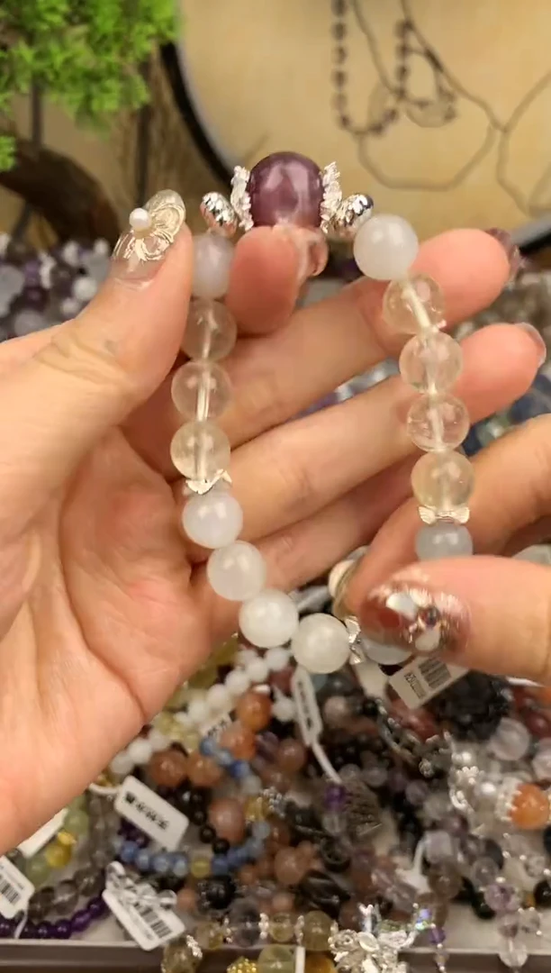 【闪购商品】黄晶手链未镶嵌373手串