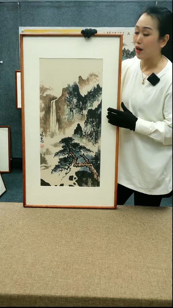 【闪购商品】国画21/唐鹏高92*52带框