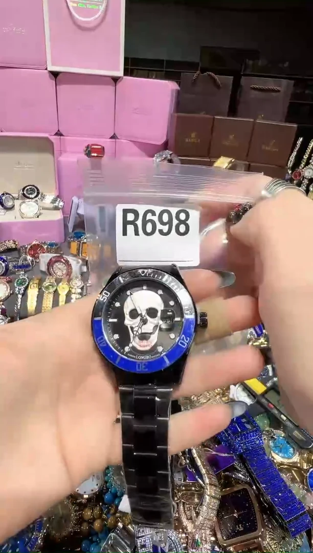 石英机芯不锈钢不锈钢直播定闪专用